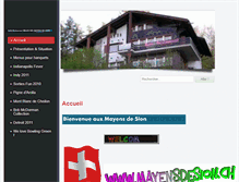 Tablet Screenshot of mayensdesion.ch